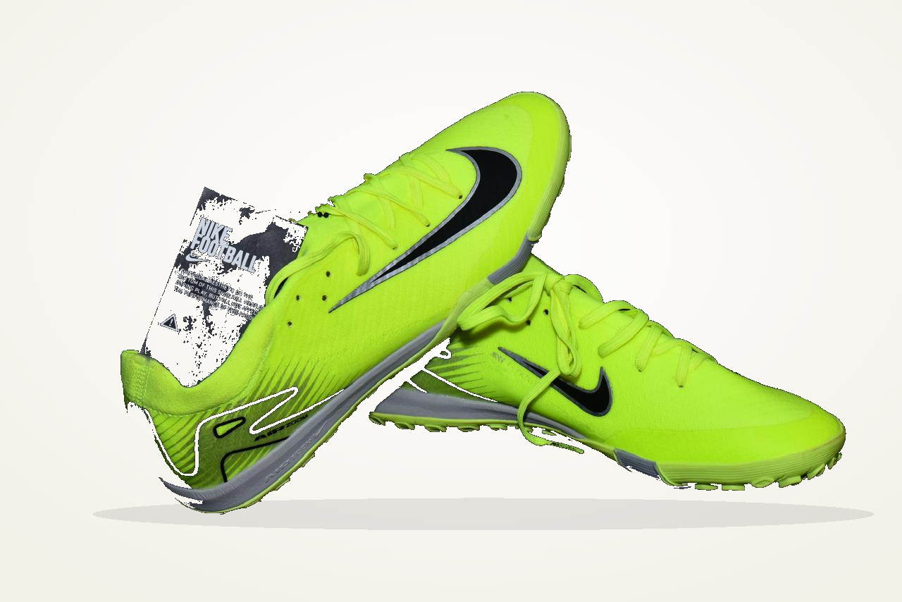 Neon football boots